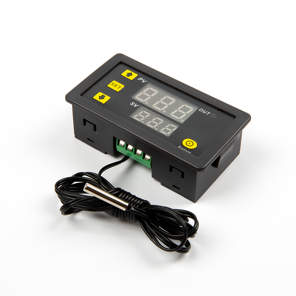 Цифровой терморегулятор (термостат) W3230 12в, кабель 1м